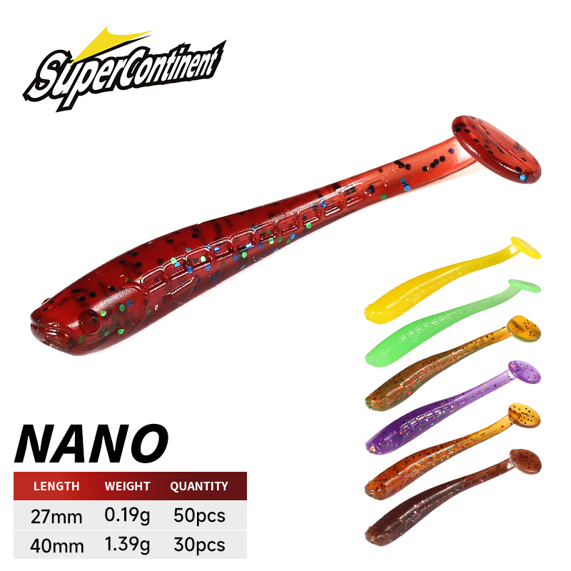 Fishing Lure Soft Plastic - Supercontinent umpan pancing ikan kecil, umpan