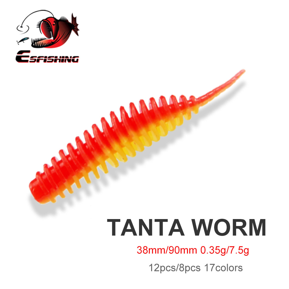 Umpan Cacing Pancing ESFISHING - Fishing Lure Swimbait ulasan dan harga